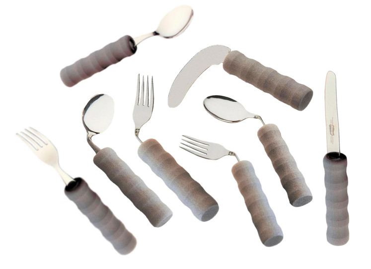 Lightweight Soft Foam Handle Utensils Set