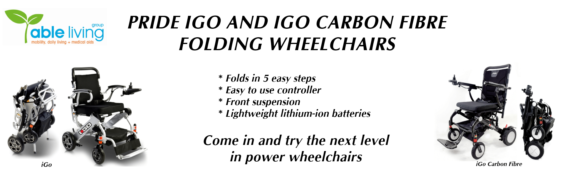 igo Folding Wheelchairs