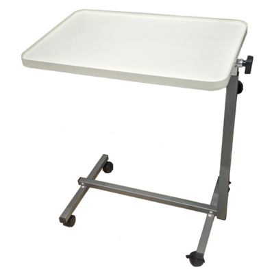 Over Bed Table Tilting Grey Economy