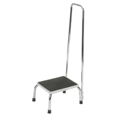 Foot Stool Chrome Handgrip