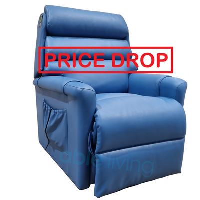 Ashley Petite Dual Lift Recliner - Galaxy Vinyl