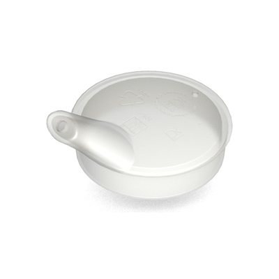 Ornamin Small Opening Spouted Lid - Clear