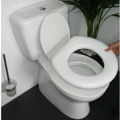 Toilet Pillow Oval White