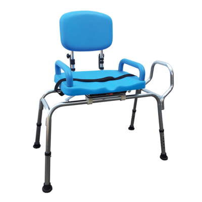 Sliding Transfer Bench with Swivel Seat