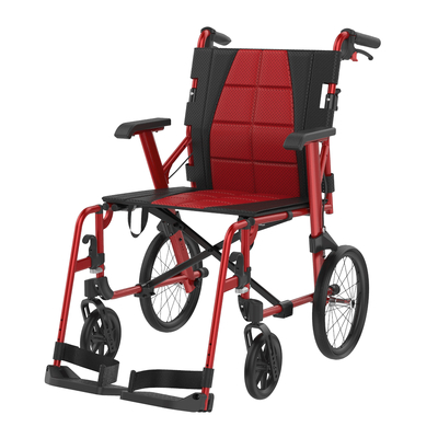 Aspire Socialite Transit Wheelchair - Red