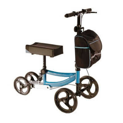 Knee Walker Recover Steel with 8" Wheels - Blue