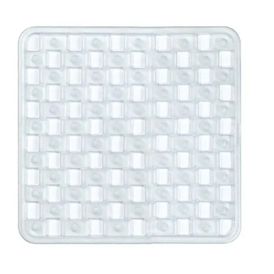 PVC Shower Mat Clear 500x510mm