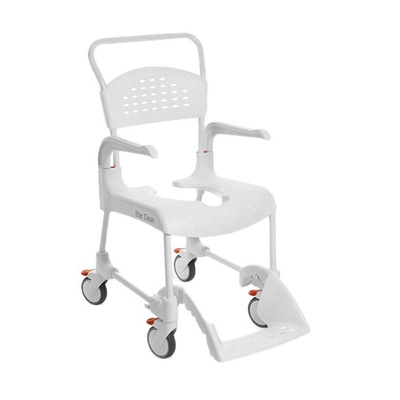Etac Clean Mobil Shower Commode | White | 490mm