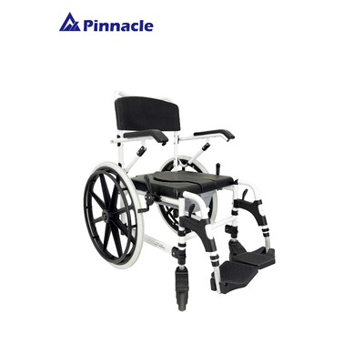 Pinnacle Deluxe Shower Commode Self-propelled
