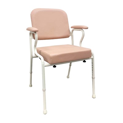 K-Care Desk Utility Chair Height and Width Adjustable | Champagne