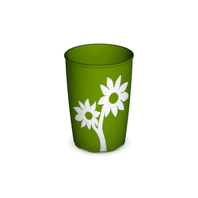 Tumbler Cup with Flower Grip