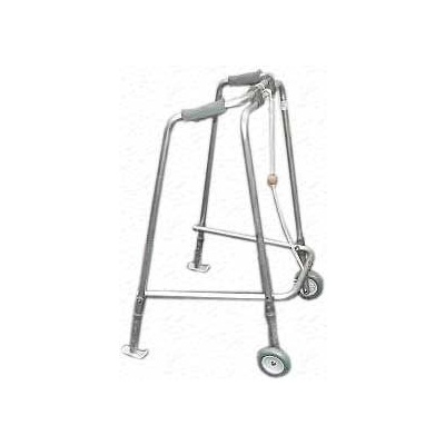 Coopers Folding Frame with Wheels & White Skis