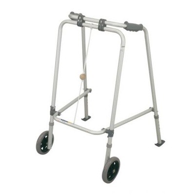 Coopers Folding Frame with Wheels & Grey Skis