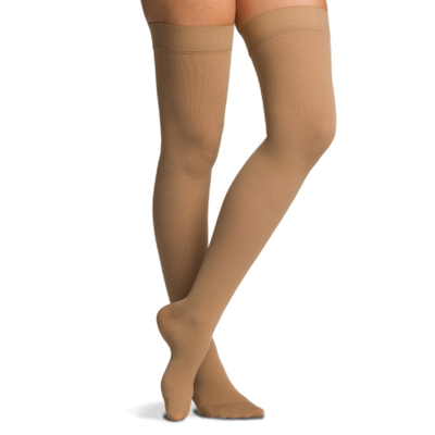 Sigvaris Cotton Thigh Knobbed Grip-Top Stockings