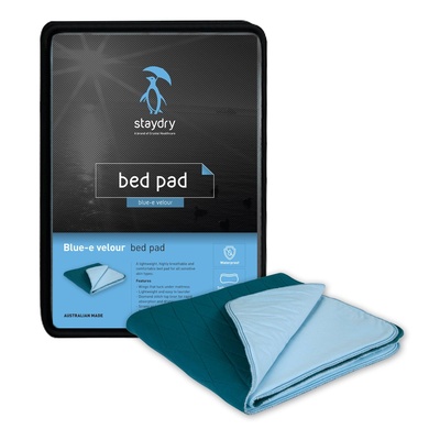 Blue-E Bed Pad with Wings