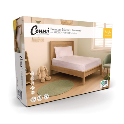 Conni Micro-plush Waterproof Fitted Sheet