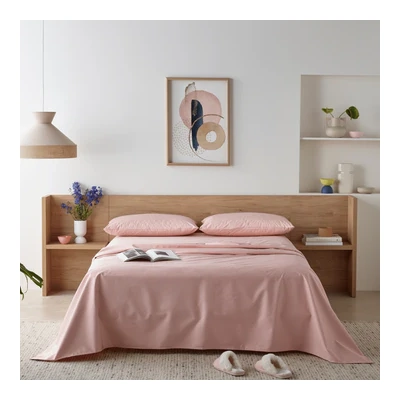 Staydry Bamboo Waterproof Sheet Set - Blush