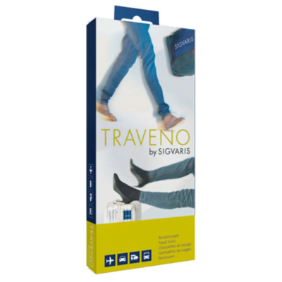 Sigvaris Traveno travel socks - Black