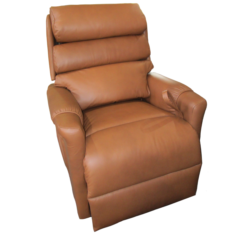Ashley Leather Dual Motor Lift Recliner, Ashley Leather Chair