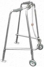 Coopers Folding Frame with Wheels & White Skis