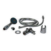 Shower Hose 2m Metal Bracket