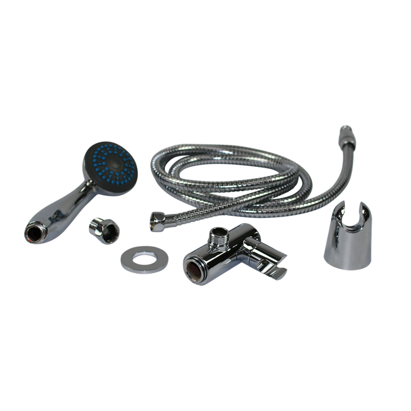 Shower Hose 2m Metal Bracket