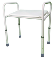 Shower Stool Epoxy Seat Extra Wide