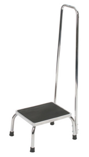 Foot Stool Chrome Handgrip
