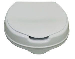 Toilet Seat Raiser Fitted with Lid