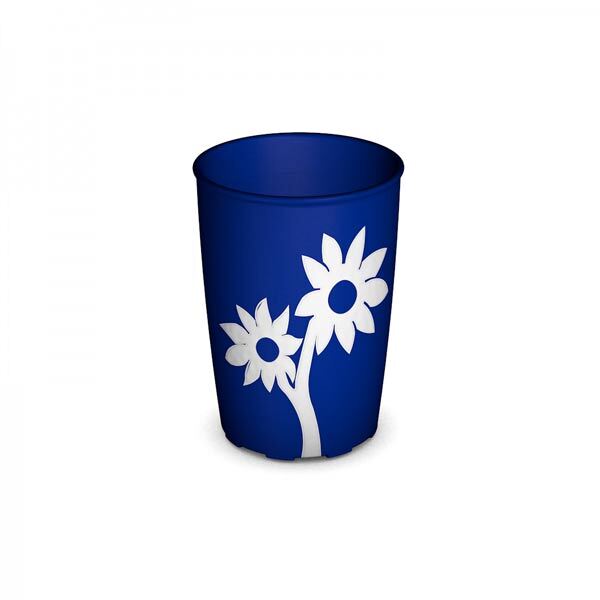 ORN820 Grip Cup Flwr TransRed 220ml