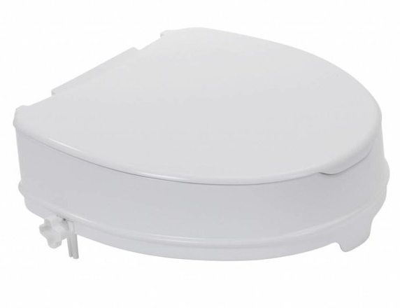Toilet Seat Raiser Fitted with Lid