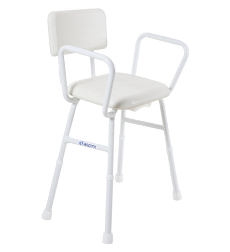 Aspire Shower Stool Padded Seat & Back