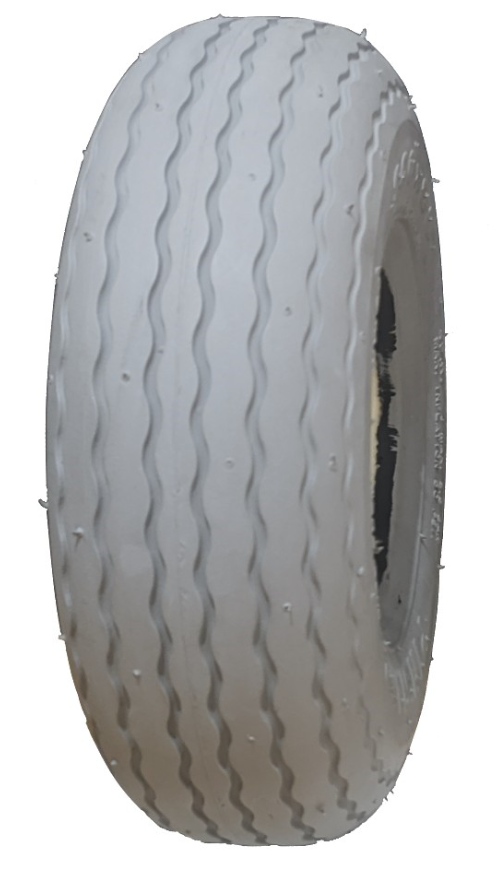Tyre 330x100 (4.00-5) Shoprider Front Grey