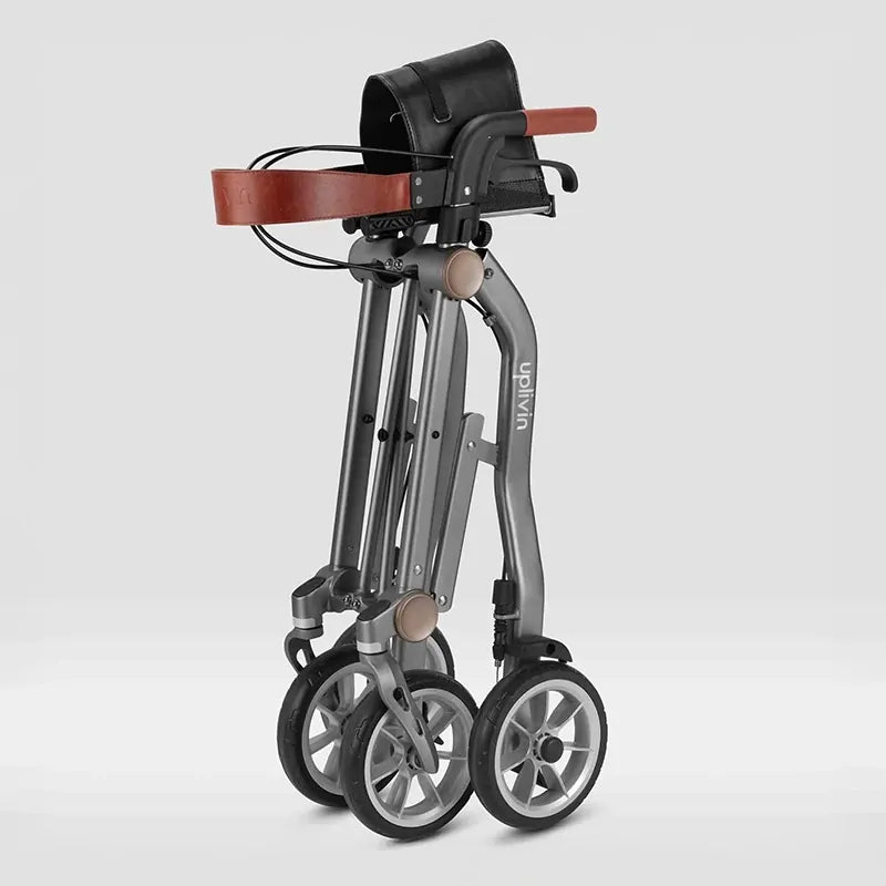 Uplivin Trive Dual-Folding Walker | Metallic Grey