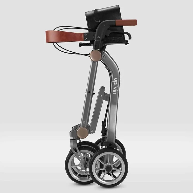 Uplivin Trive Dual-Folding Walker | Metallic Grey