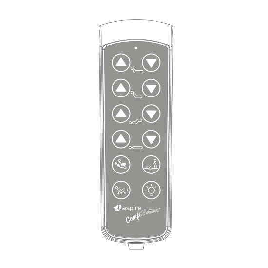 ComfiMotion Activ Care Bed - Simplified Handset