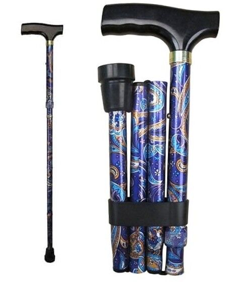 Days Folding Patterned Walking Stick