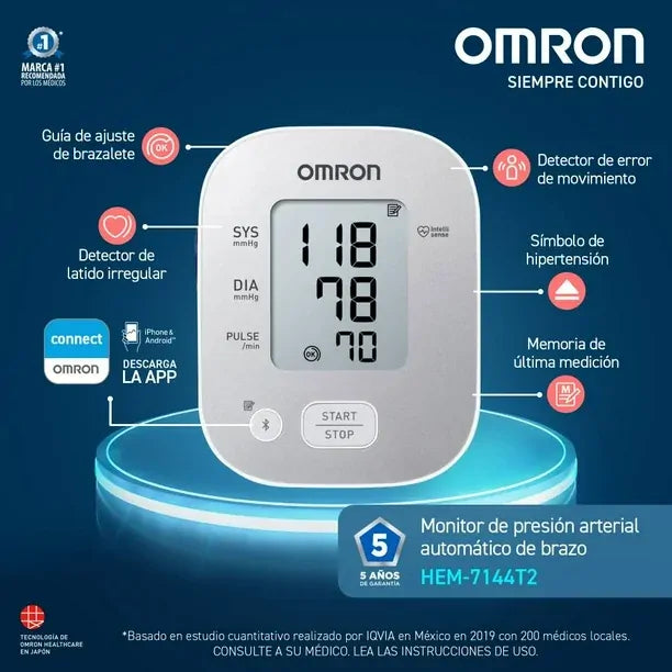 Omron HEM7144T Blood Pressure Monitor