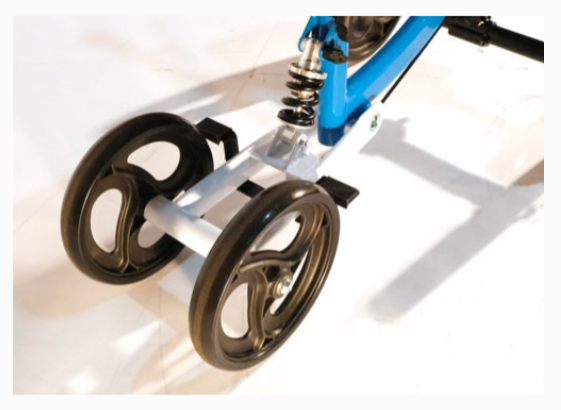 Knee Walker Recover Steel with 8" Wheels - Blue