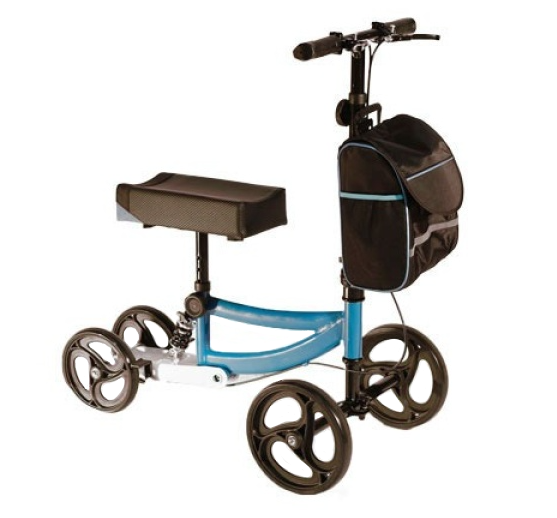 Knee Walker Recover Steel with 8" Wheels - Blue