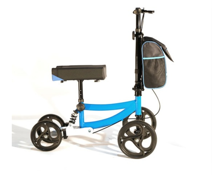 Knee Walker Recover Steel with 8" Wheels - Blue