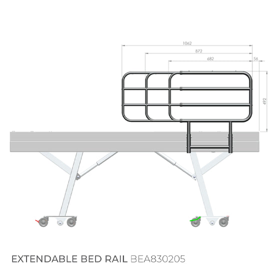 ComfiMotion Activ Care Extendable Bed Rail