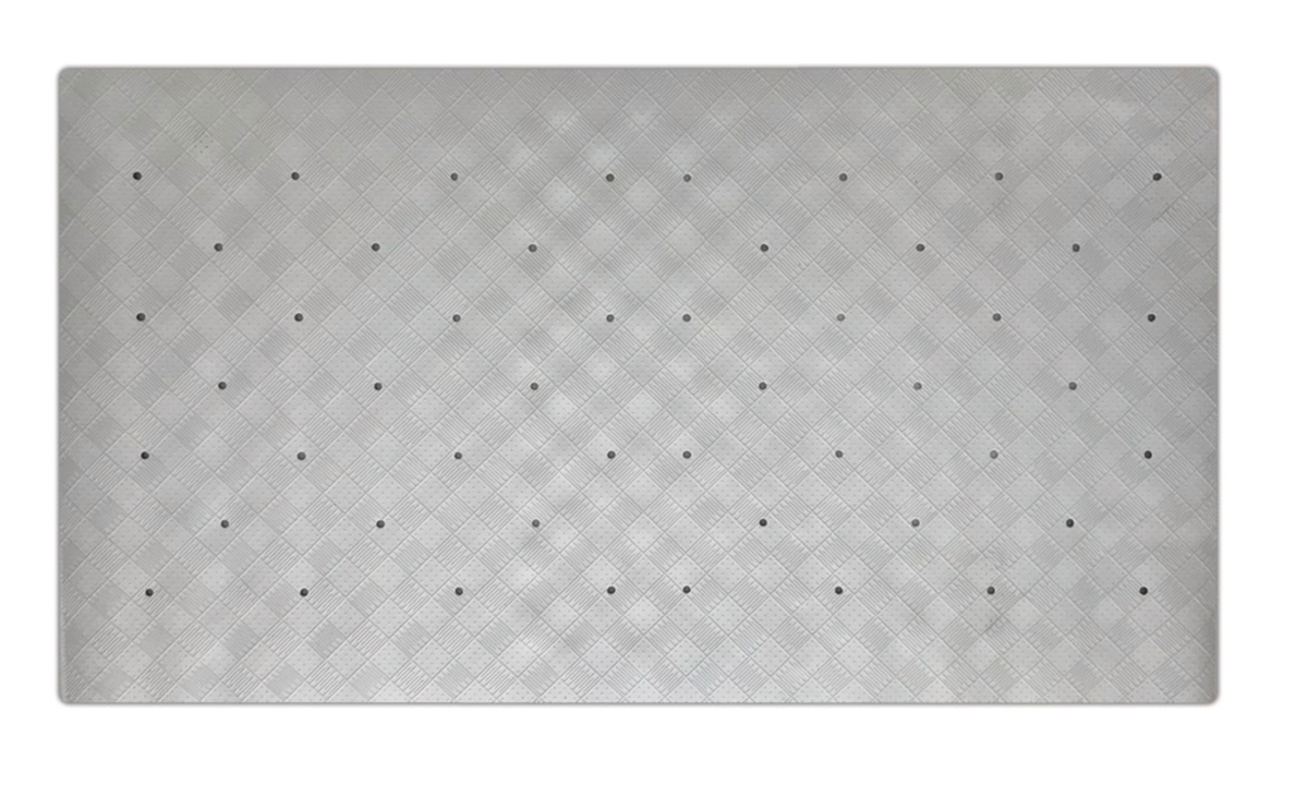 Barelli White Rubber Non Slip Bath Mat