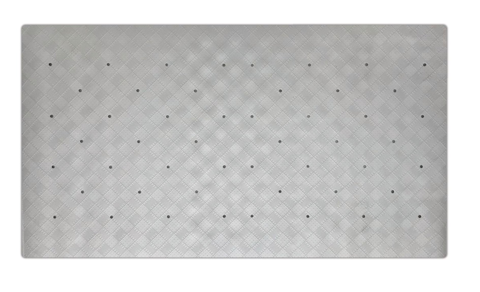 Barelli White Rubber Non Slip Bath Mat