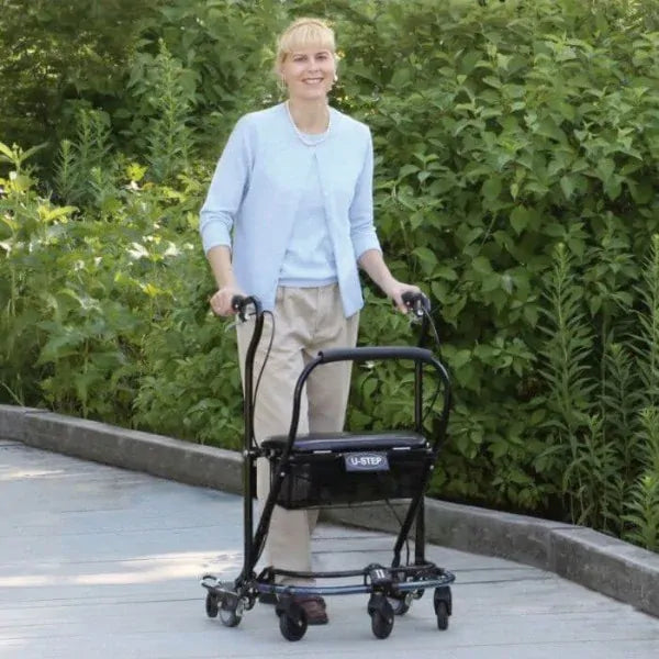 U-Step 2 Walking Stabiliser with Seat and Basket