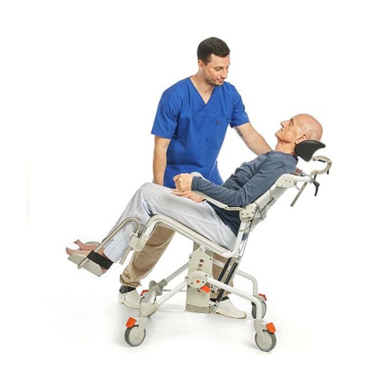 Etac Swift Mobil Tilt-2 Shower Commode with XL Back