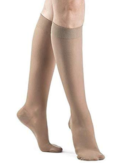 Sigvaris Cotton Calf Stockings Closed Toe Class 1