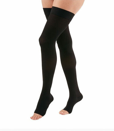 Sigvaris Cotton Thigh Knobbed Grip-Top Stockings
