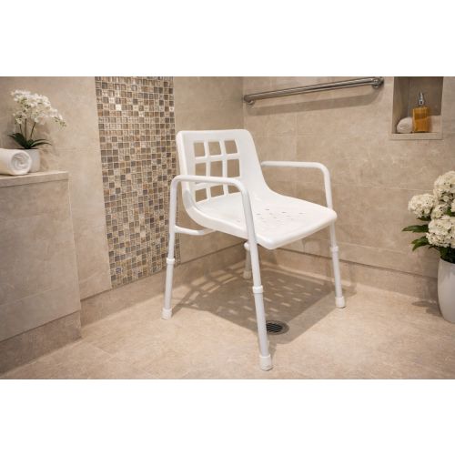 Viking shower chair with arms
