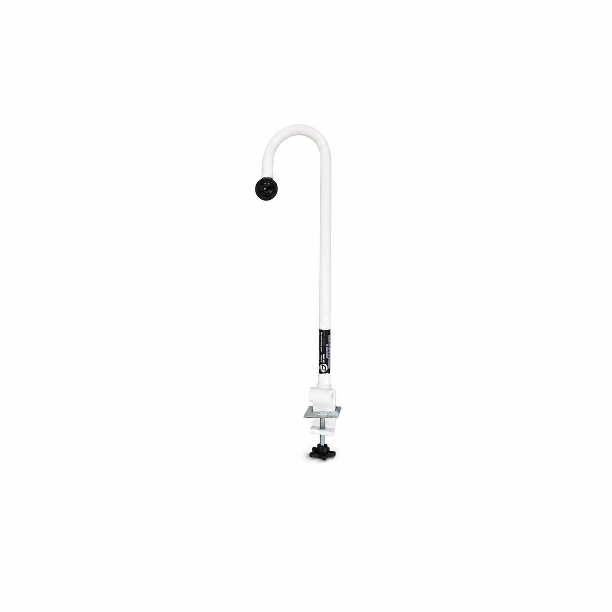 Curved clamp-on bed stick
